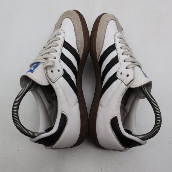 Adidas Samba OG Women's Size 6 Cloud White/Core Black Sneakers IG9030 - Picture 6 of 11